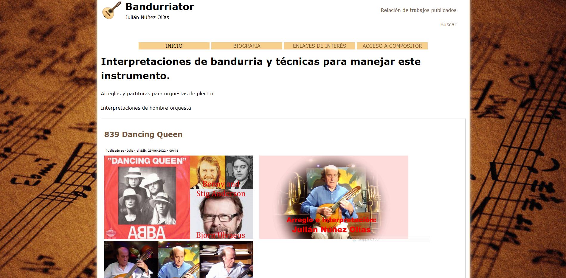 Bandurriato pagina de inicio